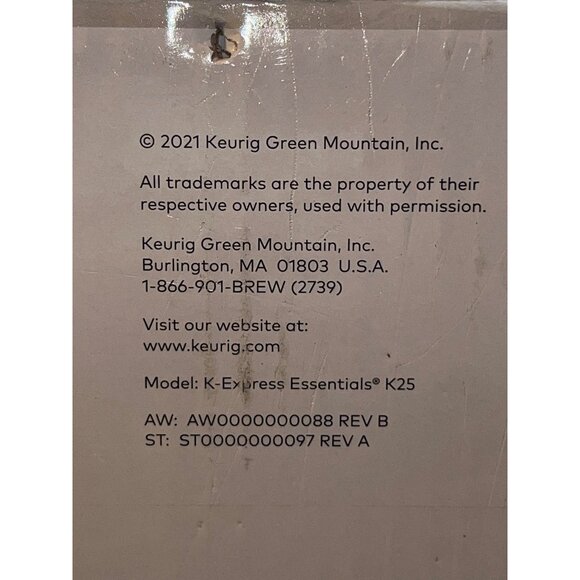 Keurig K-Express Essentials Single Serve Coffee Maker Brewer Color Red - Picture 4 of 4